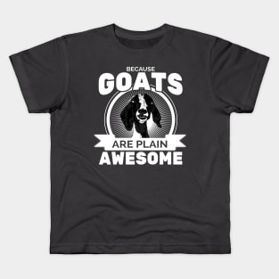 Goats Are Awesome Kids T-Shirt